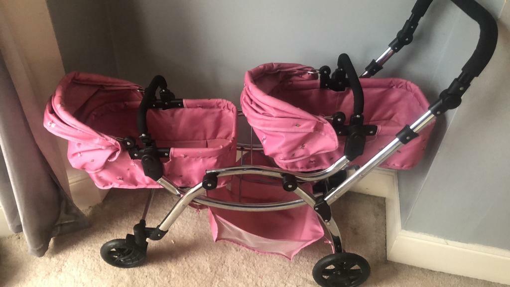dolls double buggy